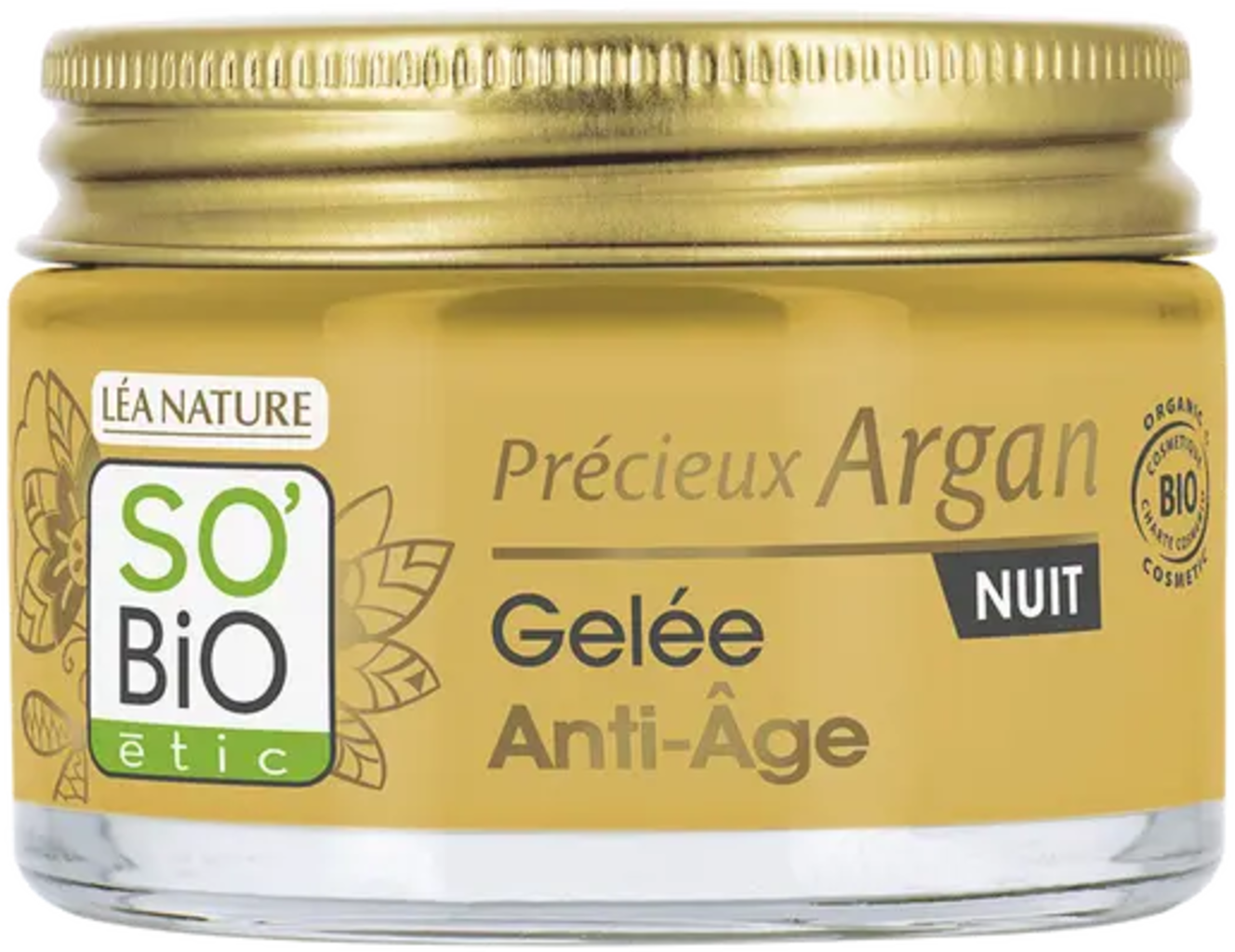 LÉA NATURE SO BiO étic  Argan Anti-Aging Nachtpflege-Gel, 40 ml