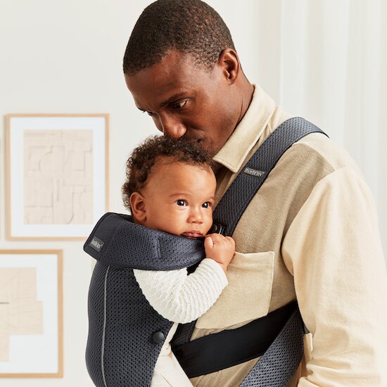 Porte-bébé Mini   Anthracite Mesh 3D        de               BabyBjörn