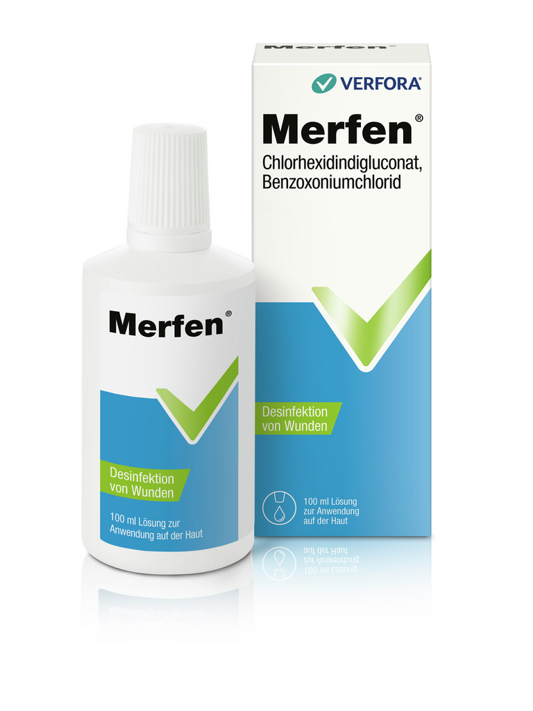 MERFEN wässerige Lösung<br>100 ml, Flasche, Lösung zur Anwendung auf der Haut, farblos