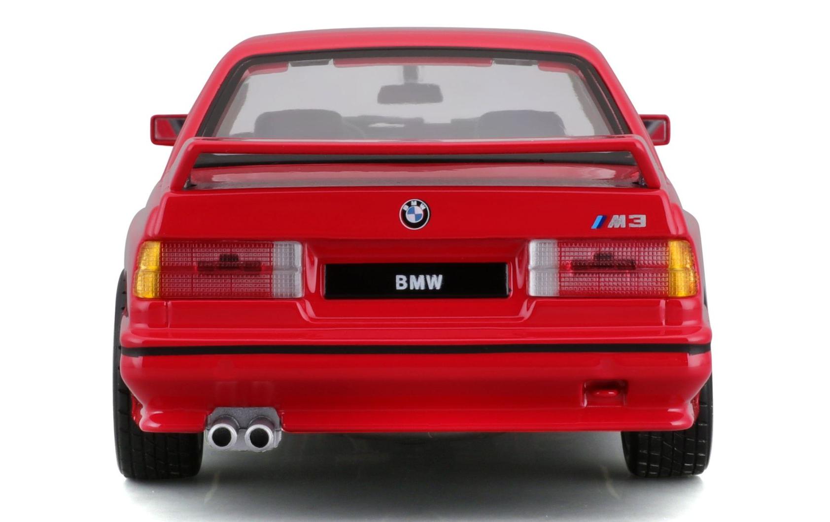 BMW M3 (E30) 1988 Rot 1:24Sammlermodell im Massstab 1:24
