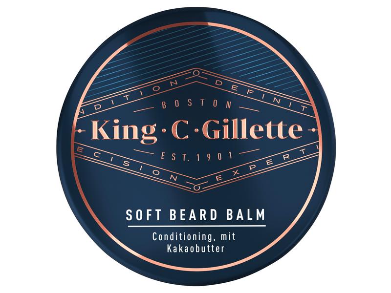 King C. Gillette Bartbalsam 100 ml Bartbalsam mit Sheabutter, Arganöl, und Kakaobutter