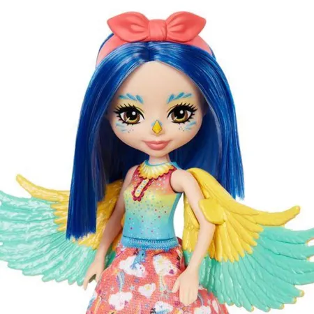 Mattel Royal Enchantimals Prita Parakeet & Flutter Puppe