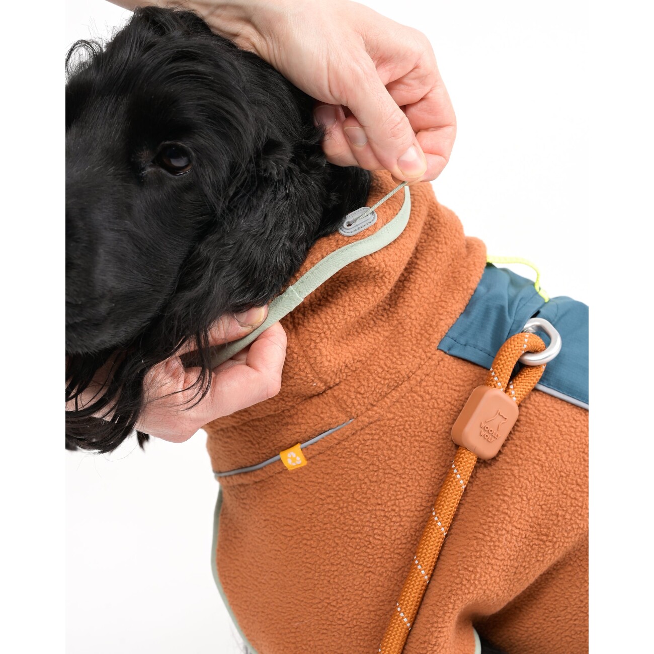 Woolly Wolf Alpha 360 Fleece Pullover Terracotta Mix XXS