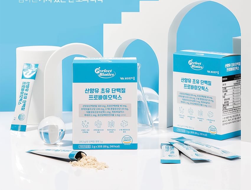 Vitamin Village - Geitenmelkbiestproteïne-probioticabundelset