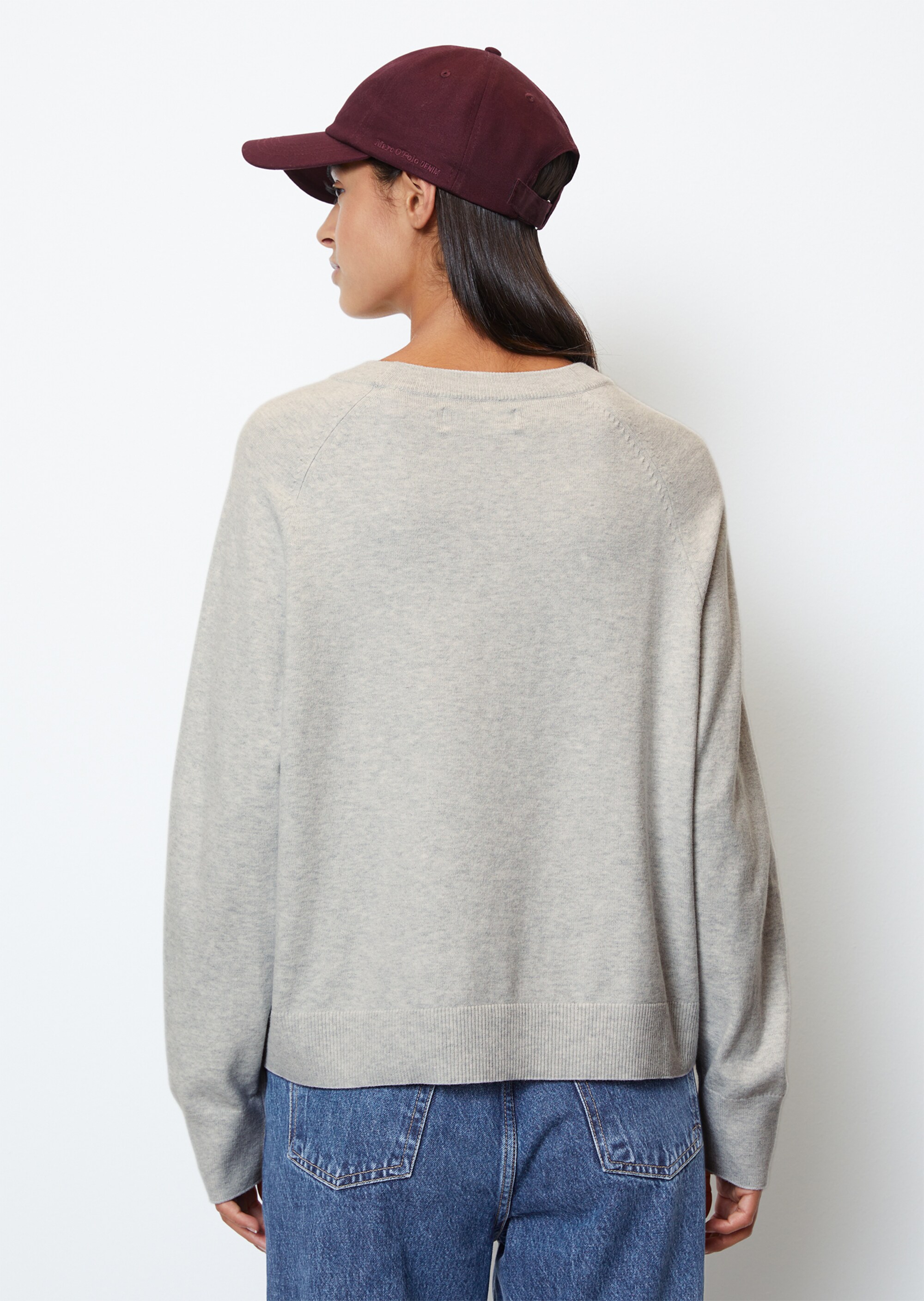 Basic Pullover regular aus Soft-Cotton-Stretch