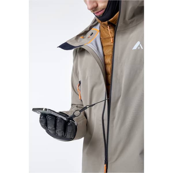Veste de ski ORAGE GLACIER JACKET LIGHT 3 PLY CLAY