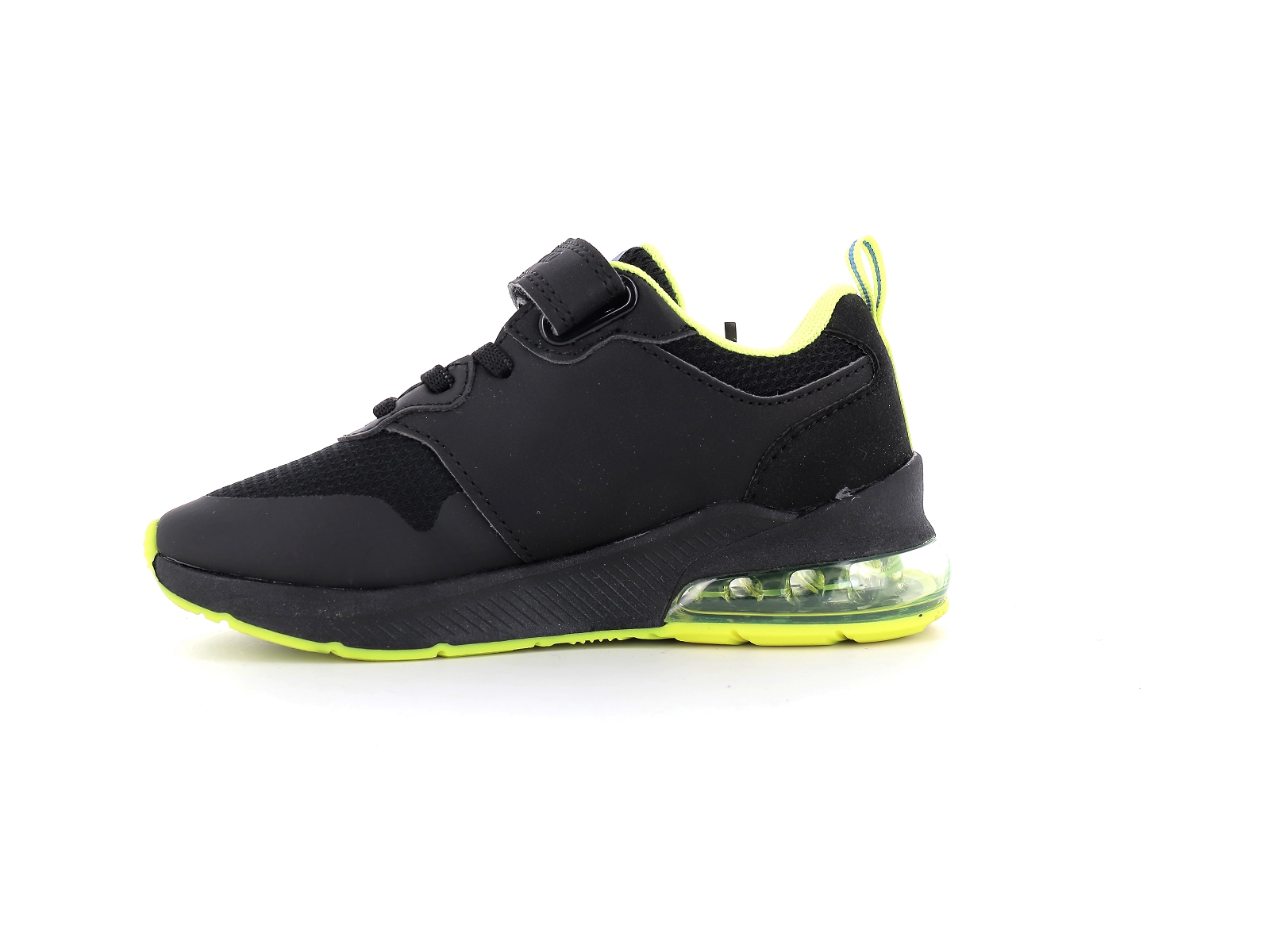 Kappa-33152ZW Matières combinées Noir Jaune
