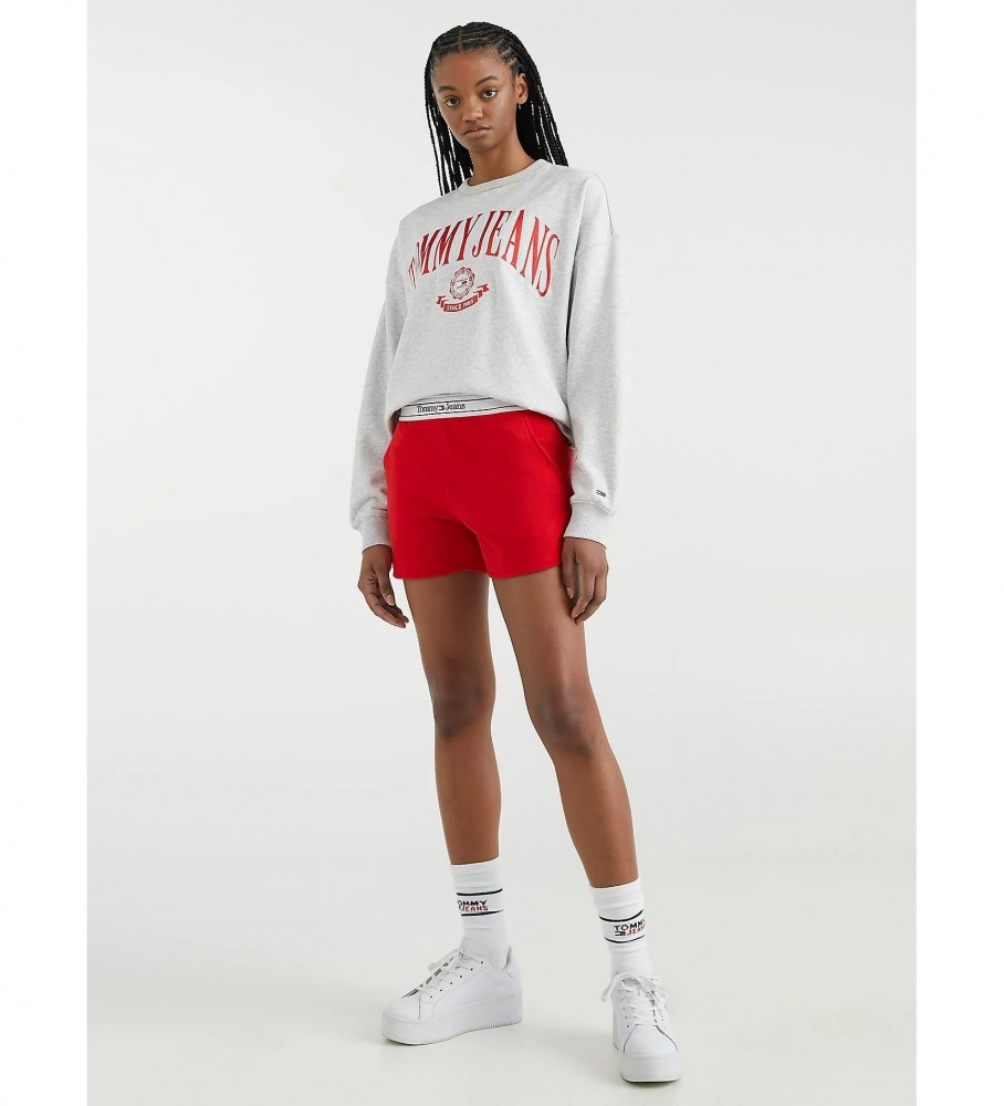 Tênis Tommy Jeans Essential de couro, branco