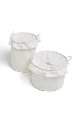 Alice & Fox DEMI Oppbevaringskurver 2-pack, Hvit