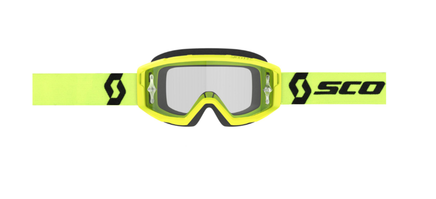 SCOTT Primal Clear Goggles, Gul/Sort
