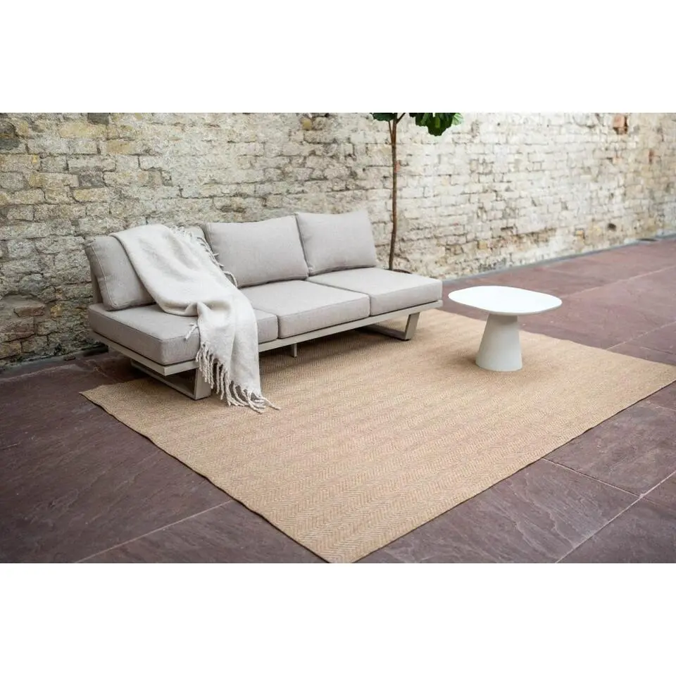 Interieur05 Jute buitenkleed naturel zigzag - 230 x 160 cm