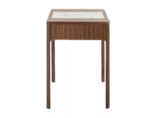 Coiffeuse en bois de noyer et marbre 7043 ANGEL CERDA
