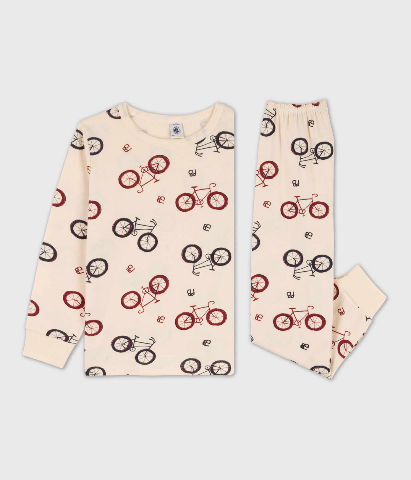 Pyjama vélo petite fille/petit garçon en coton