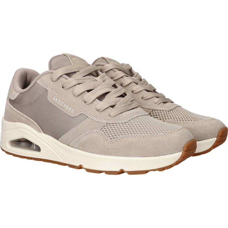 Skechers Uno Vintage Air Sneakers Taupe Heren