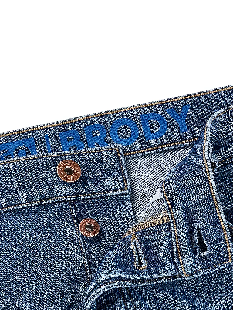 HUGO Jeans Tappered Fit BRODY blau