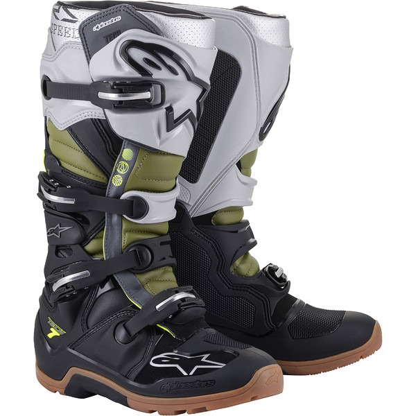 Alpinestars - Bottes Tech 7 Enduro Noir / Gris / Kaki