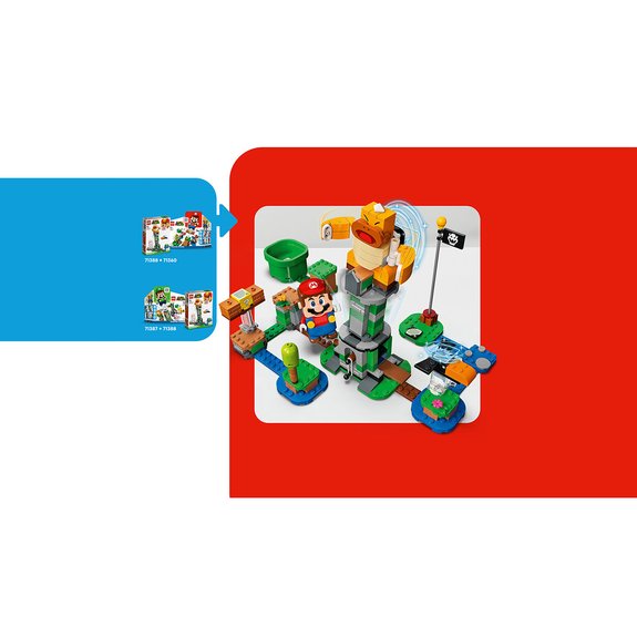 Ensemble d’extension La tour infernale du Boss Frère Sumo LEGO® Super Mario™ 71388