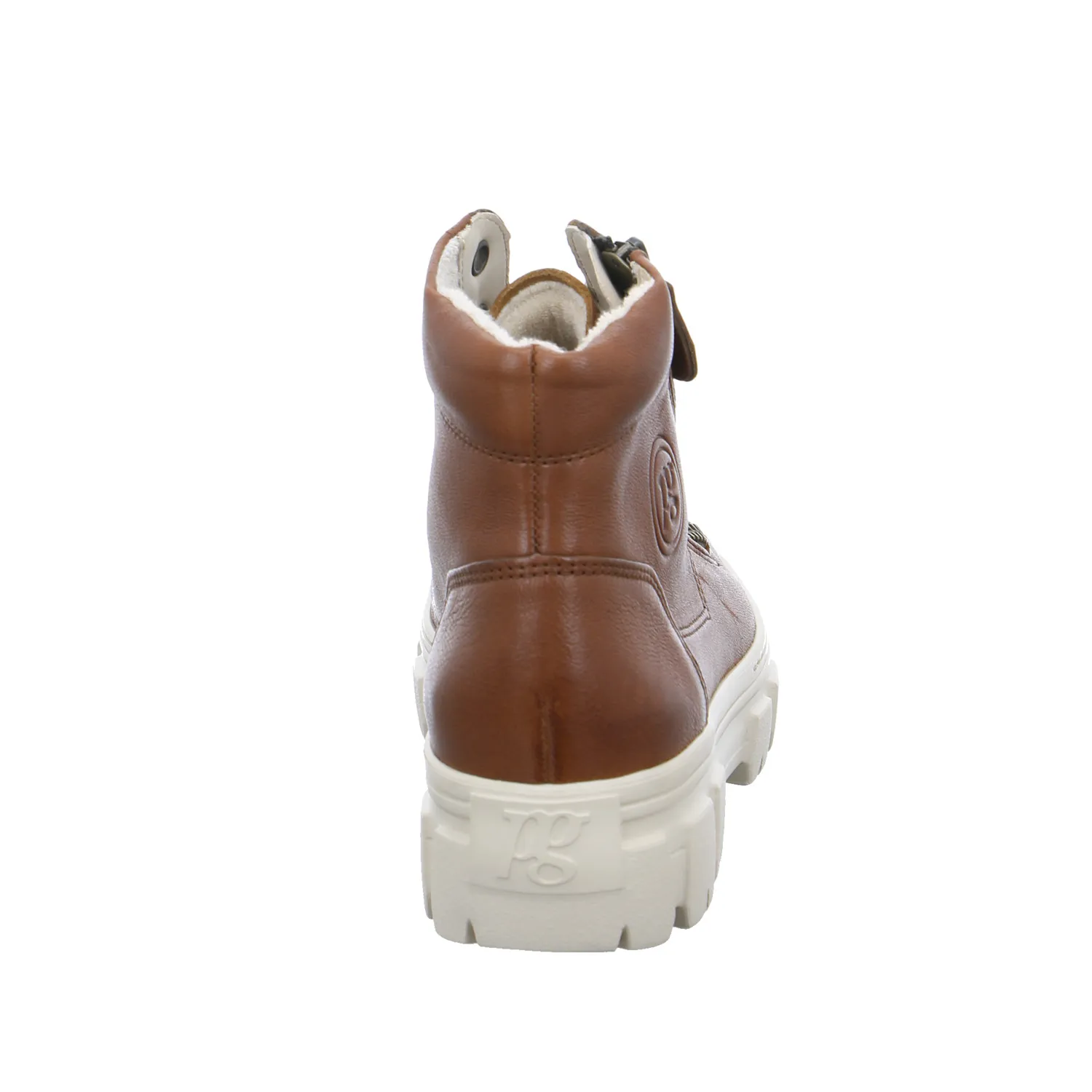 PAUL GREEN Boot Cognac Leder