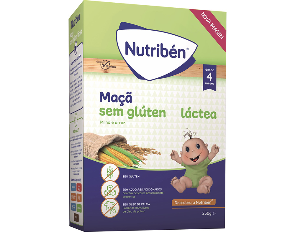 PAPA LÁCTEA NUTRIBEN MAÇÃ 250G