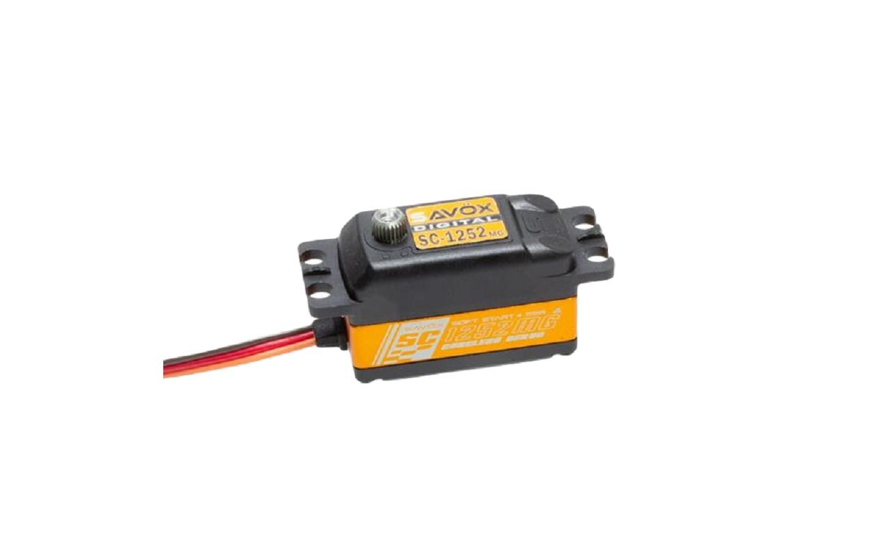 Low Profile Servo SC-1252MG+ 7 kg, 0.07 s, DigitalLow-Profile Digitalservo mit Softstart und Metallgetriebe