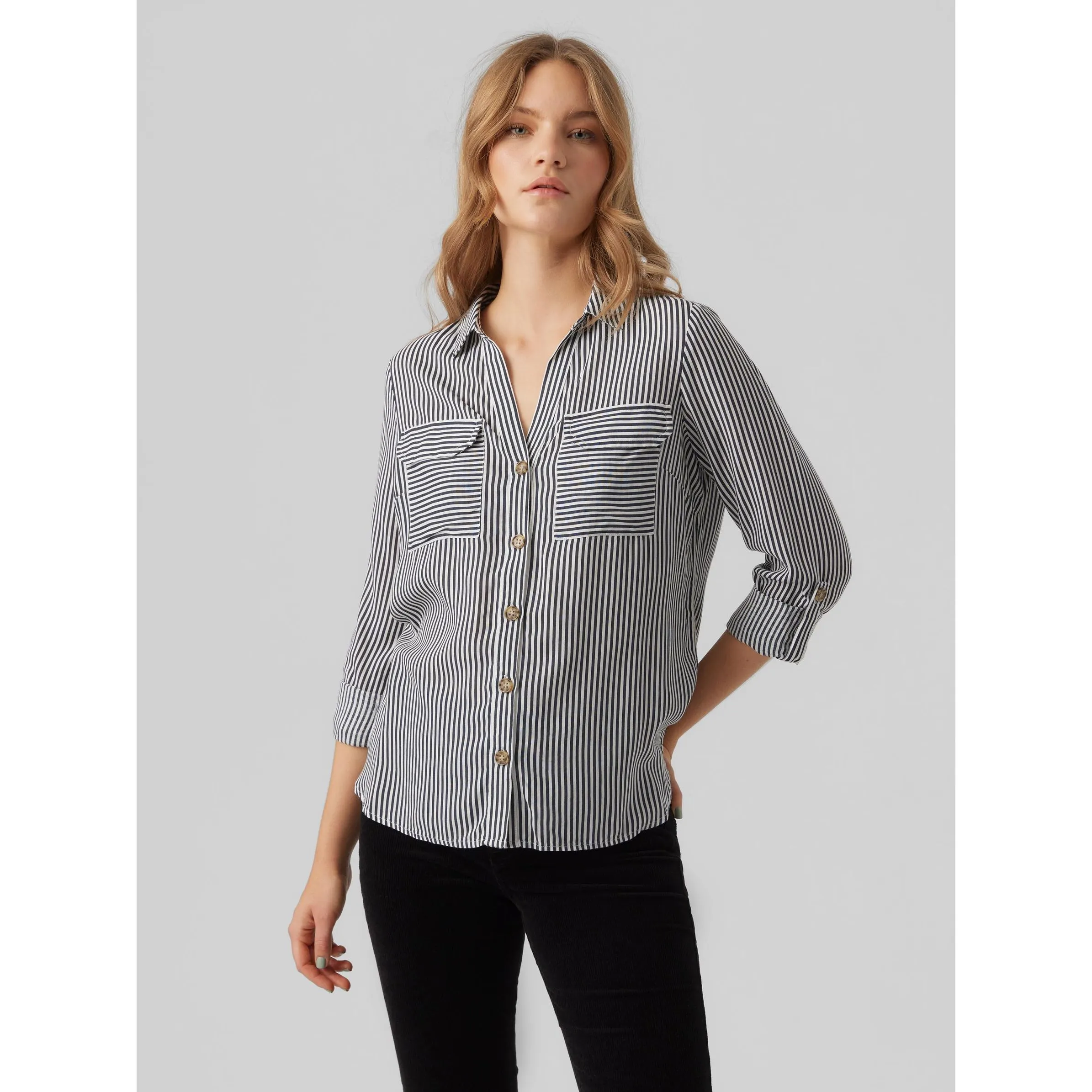 Vero Moda VMBUMPY L/S SHIRT NEW Bluse