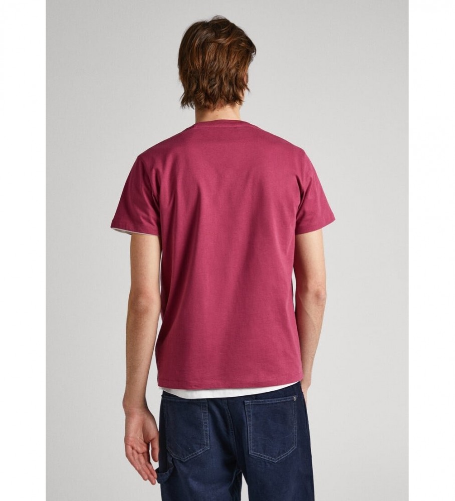 Camiseta vermelha Pepe Jeans Waddon
