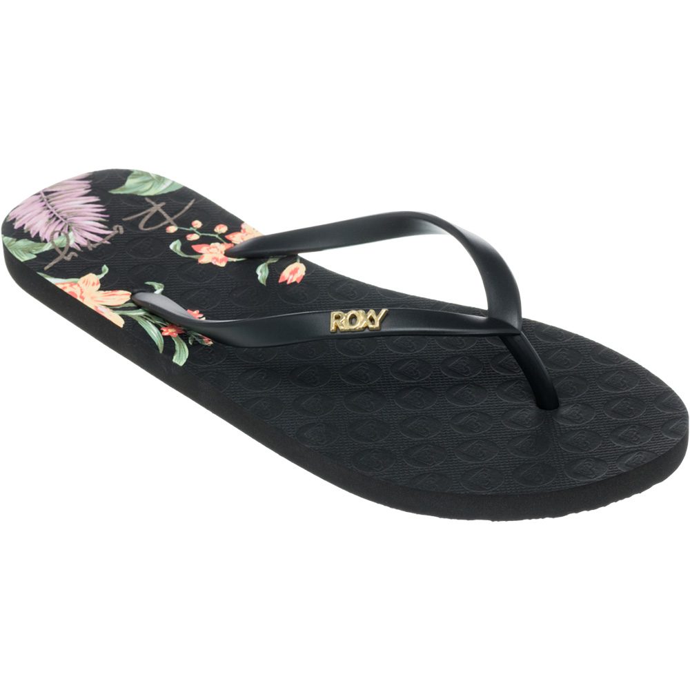 Roxy Viva Printed Flip Flops Damen anthrazit