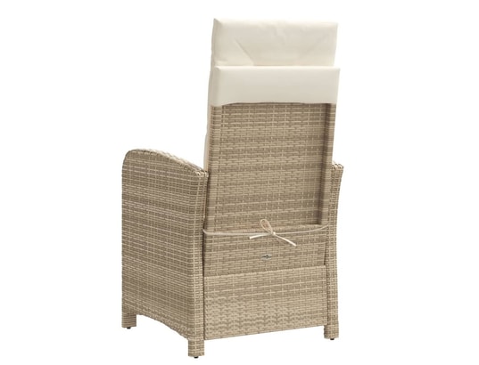 VIDAXL - Chaises inclinables de jardin lot de 2 avec repose-pied roti...