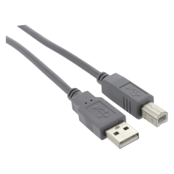 Q-Link USB kabel 2.0 printer/scanner 2 meter grijs