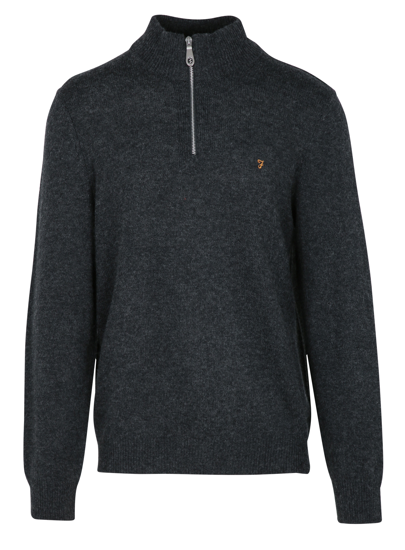 BIRCHALL - Pul col zippé en laine | Noir