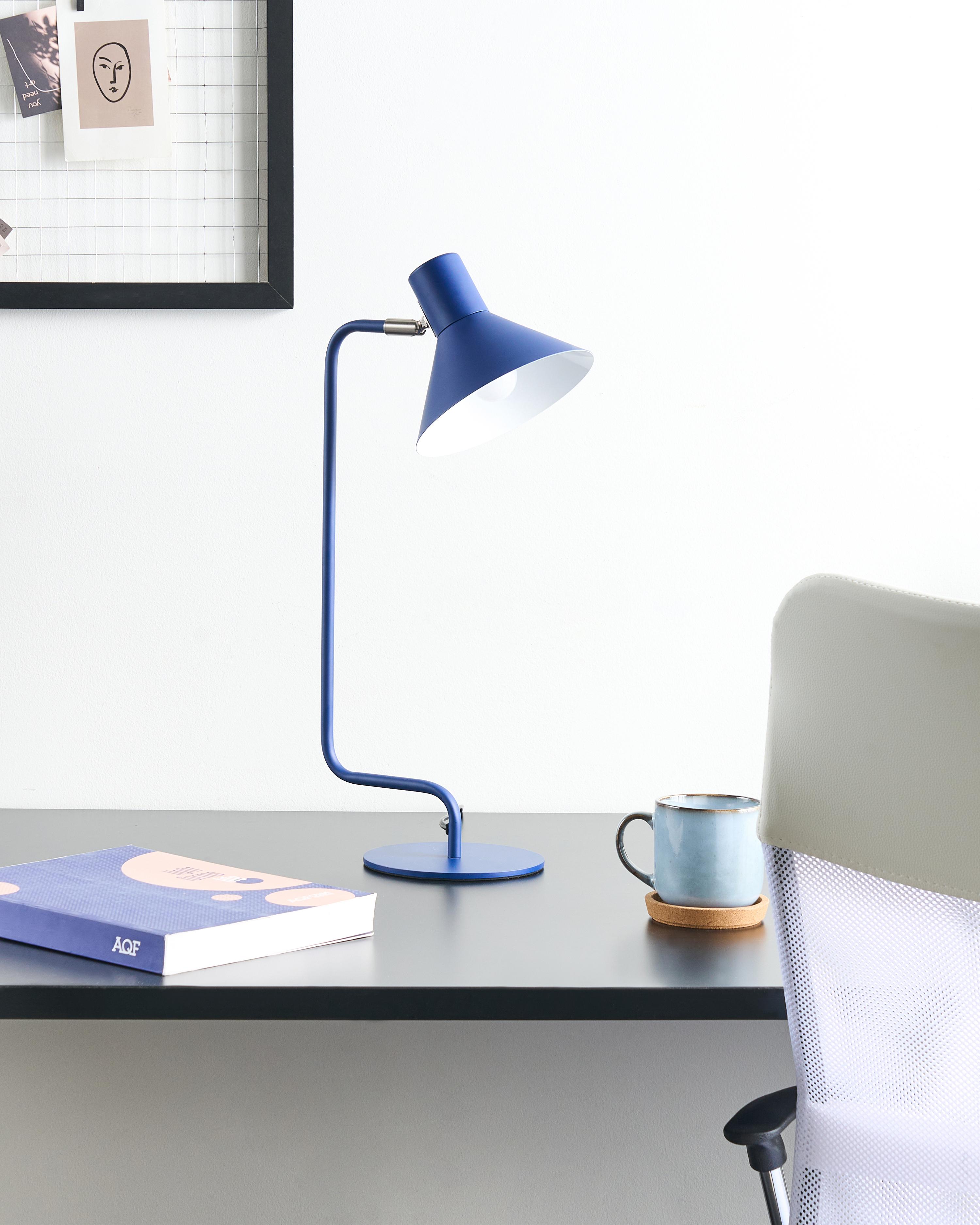Bureaulamp RIMAVA verstelbaar Metaal Blauw