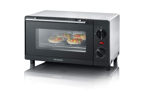 SEVERIN - Mini-Four, Inclus : Grille et Plaque de Four, 800 W, 9 L, TO...
