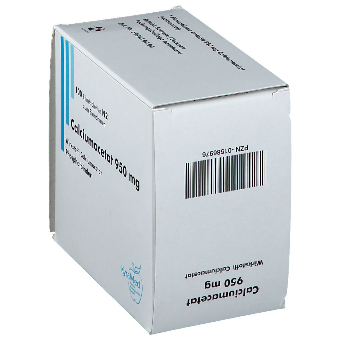 Calciumacetat 950 mg Filmtabletten