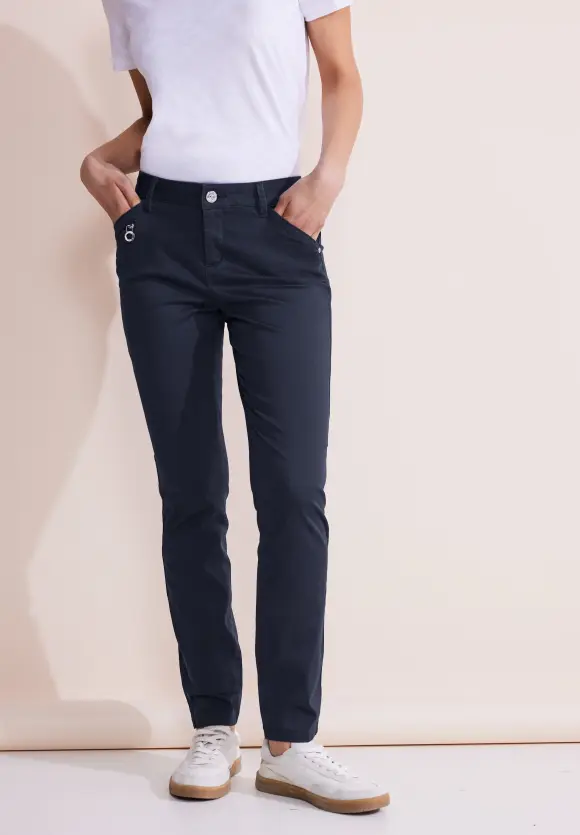 Casual Fit Hose - deep blue