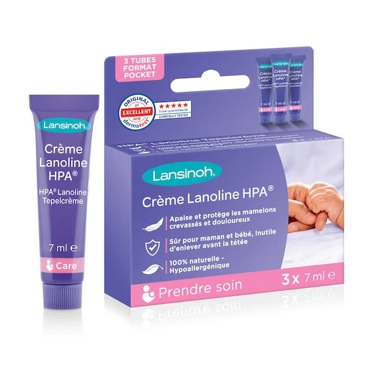 Crème Lanoline format pocket x3   de               Lansinoh
