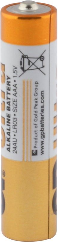 GP - Ultra Alkaline - AAA Batterijen - Blister met 4 Stuks - 1.5 Volt