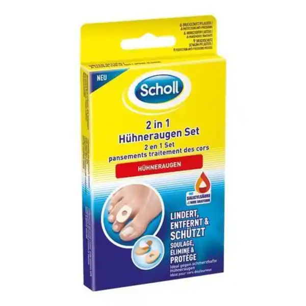 2in1 Hühneraugen Set