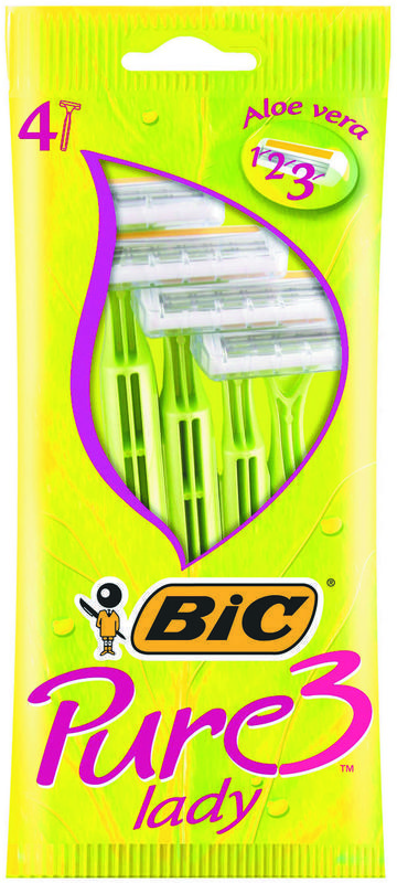 Bic Pure3 Lady Wegwerpscheermesjes 4 stuks