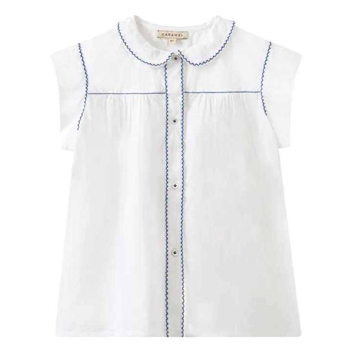 Caramel Blouse Lemongrass | Blanc