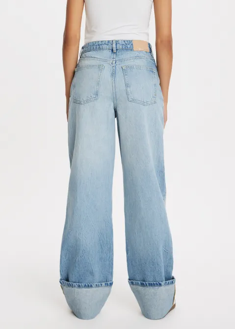 Roll-up jeans blauw (BLW.USM)