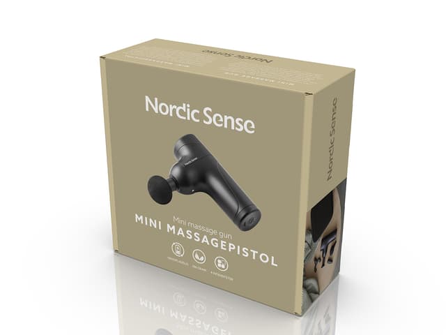Nordic Sense Mini massagepistol Sort