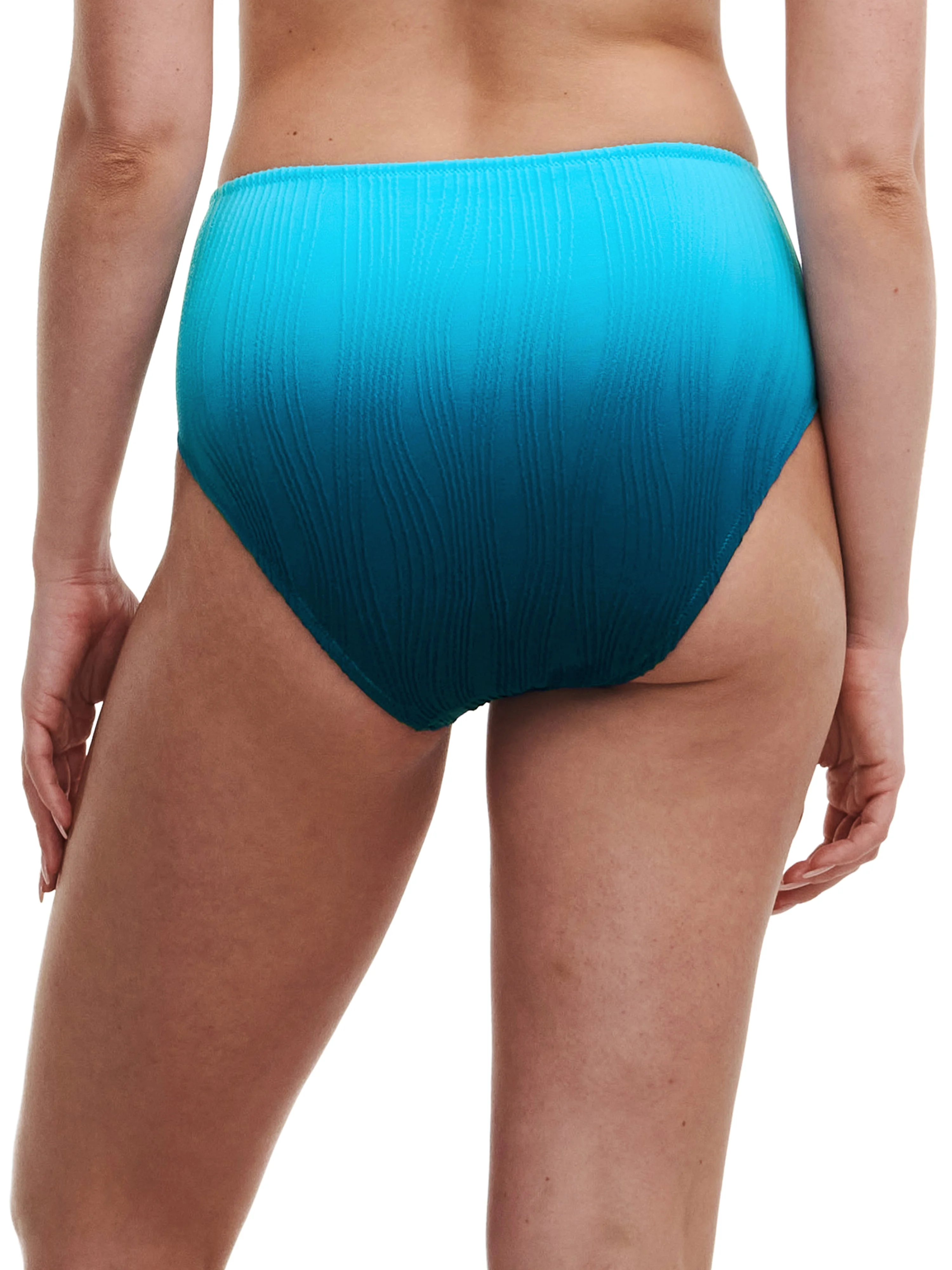 SWIM ONE SIZE - Bas de maillot de bain culotte taille haute | Bleu