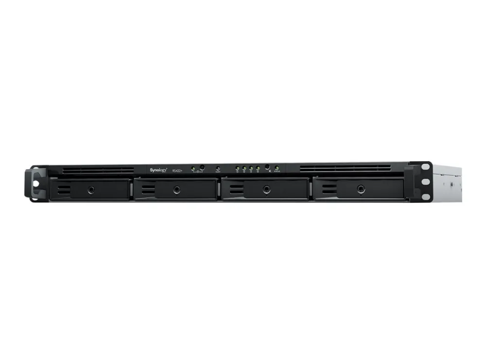 Synology RackStation RS422  - NAS-server - 4 bays - rackversion - SATA 6Gb/s - RAID 0, 1, 5, 6, 10, JBOD - RAM 2 GB - Gigabit Ethernet - iSCSI support - 1U
