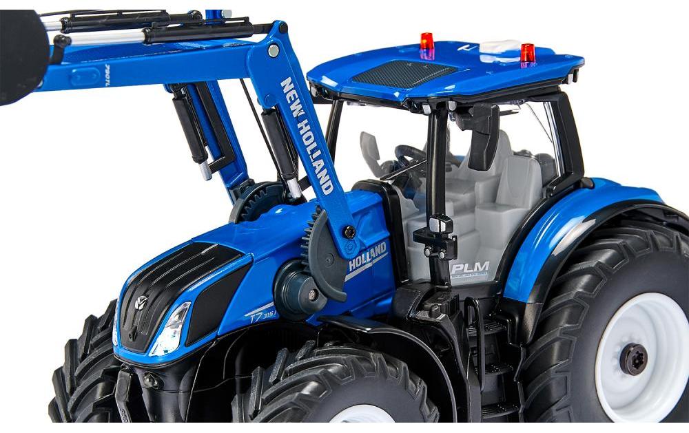 Traktor New Holland T7.315 App RTR, 1:32<br>Siku Control Traktor mit funktionsfähigem Frontlader und Bluetooth Smartphone App Steuerung