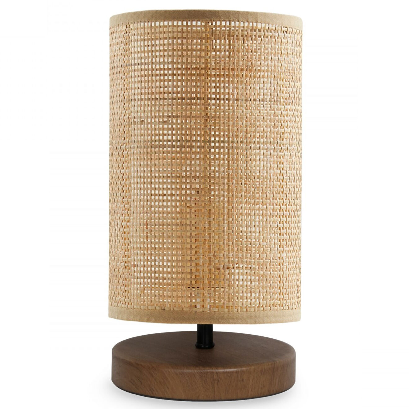 Opviq Lampe de table Ayd crème - D.15x24 cm