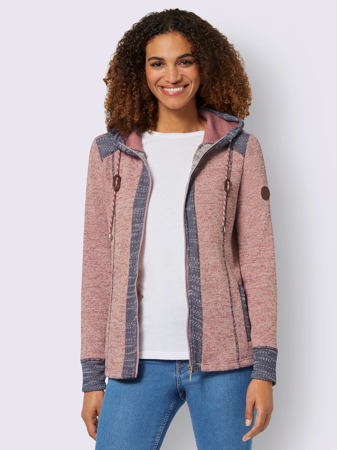Veste légère tissu structuré de qualité