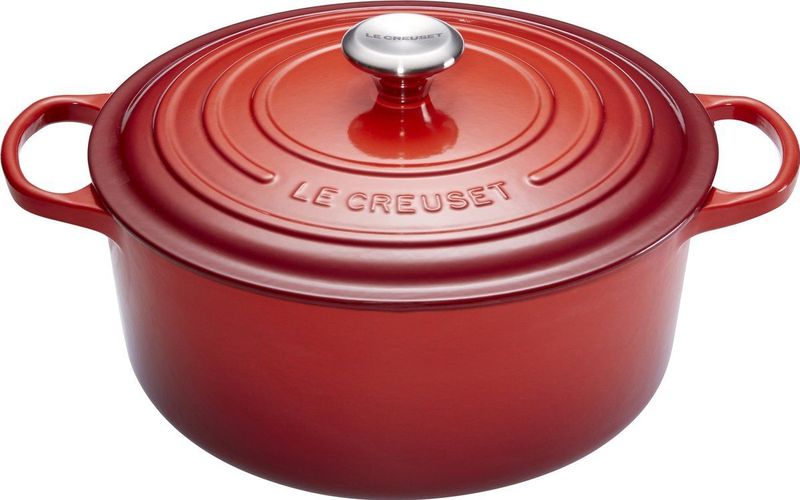Le Creuset gietijzeren Braadpan 26cm Kersenrood