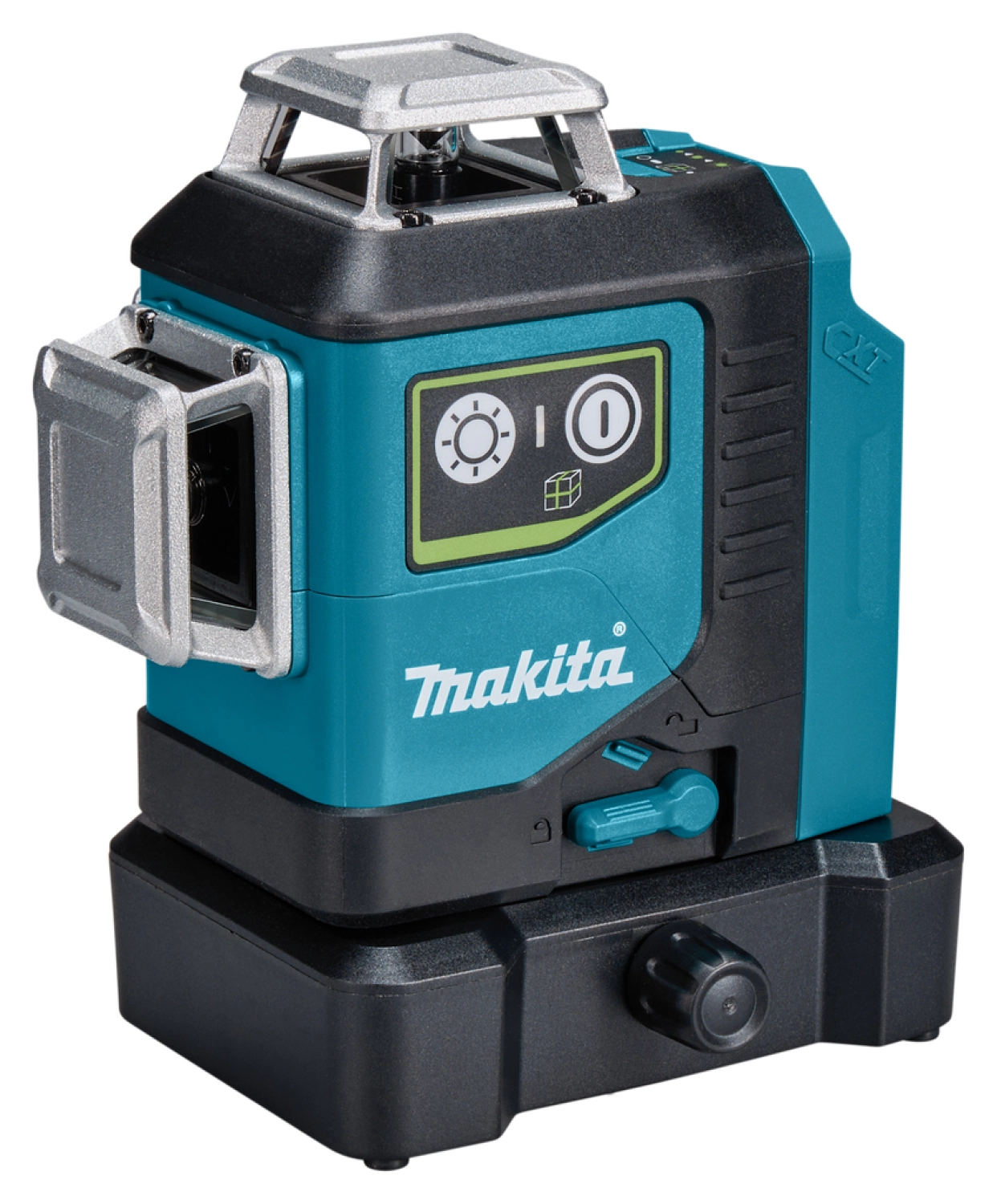 Makita SK700GDX 12V Max Li-Ion accu kruislijnlaser set (1x 4.0Ah) in tas - zelfnivellerend - groen 3x360° - 35m