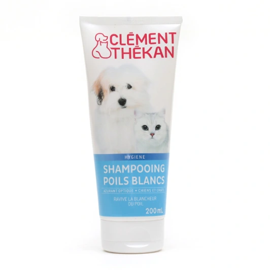 Shampooing Poils Blancs Chien et Chat - Clément Thékan