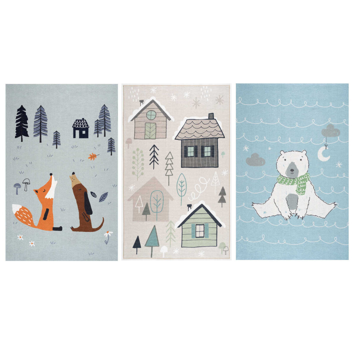 Scandic Toys ScandicLiving Kinderteppich 100x160 cm
